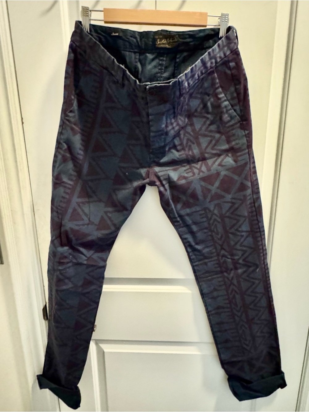 Scotch & Soda Geometric Print Trousers